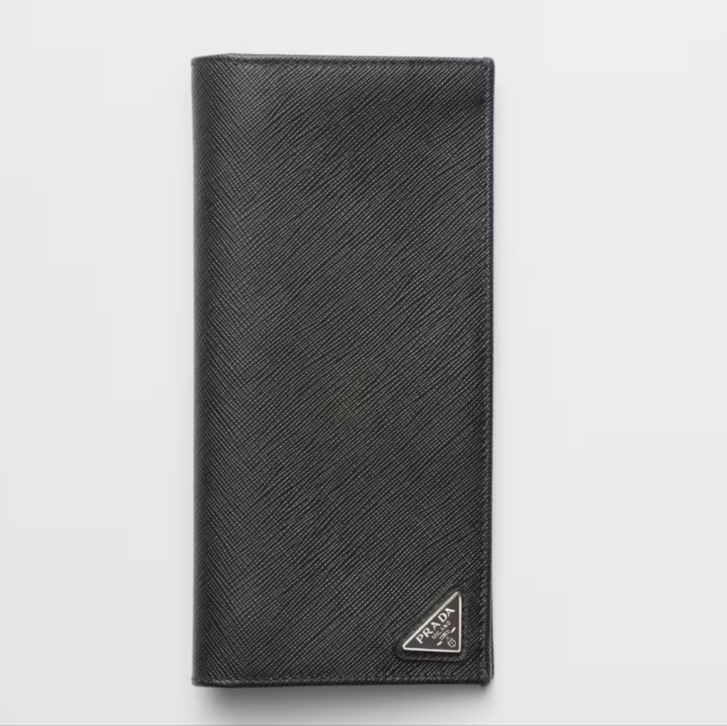 Prada Black Saffiano Leather Card Holder